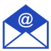 email transparent icon BLUE