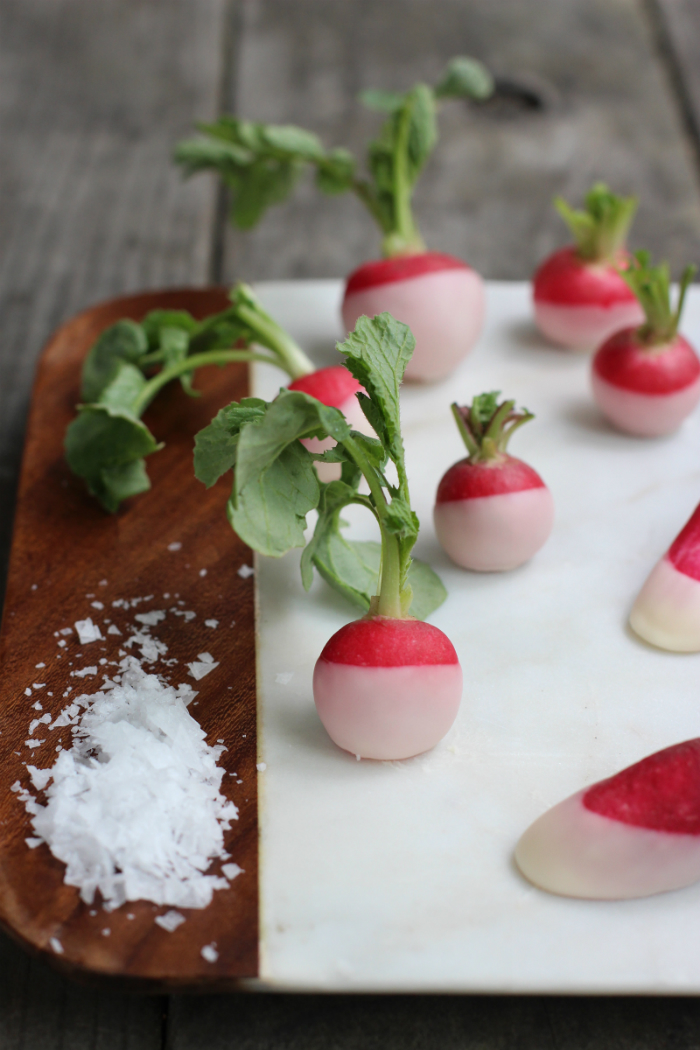 Radishes and butter